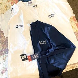 Penn State Nursing Scrub Tops and Lab Coats